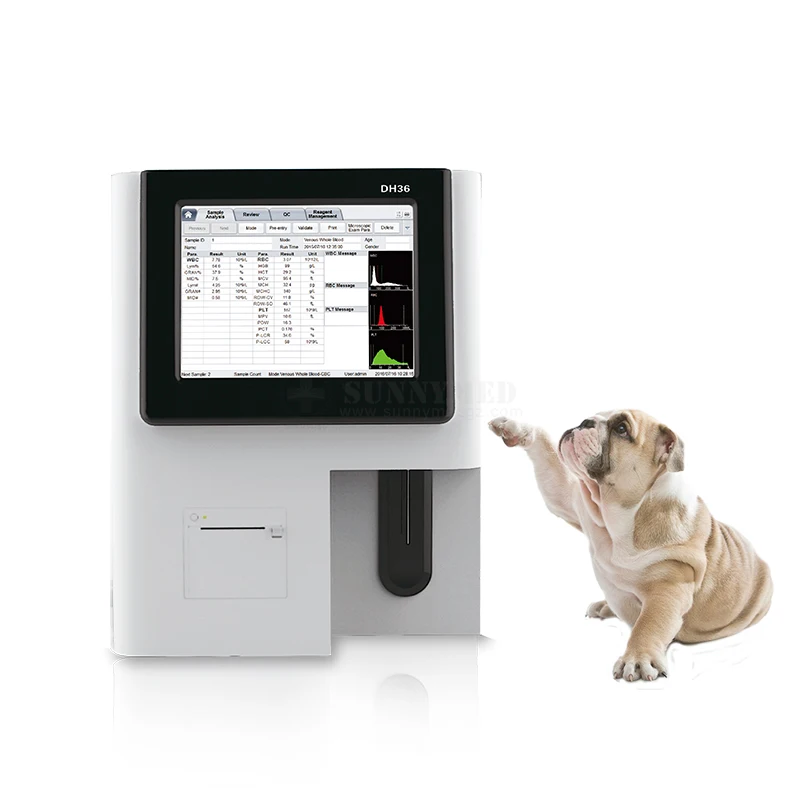 

SYB-DH36 low price medical laboratory equipment hematology Analyzer test machine for vet