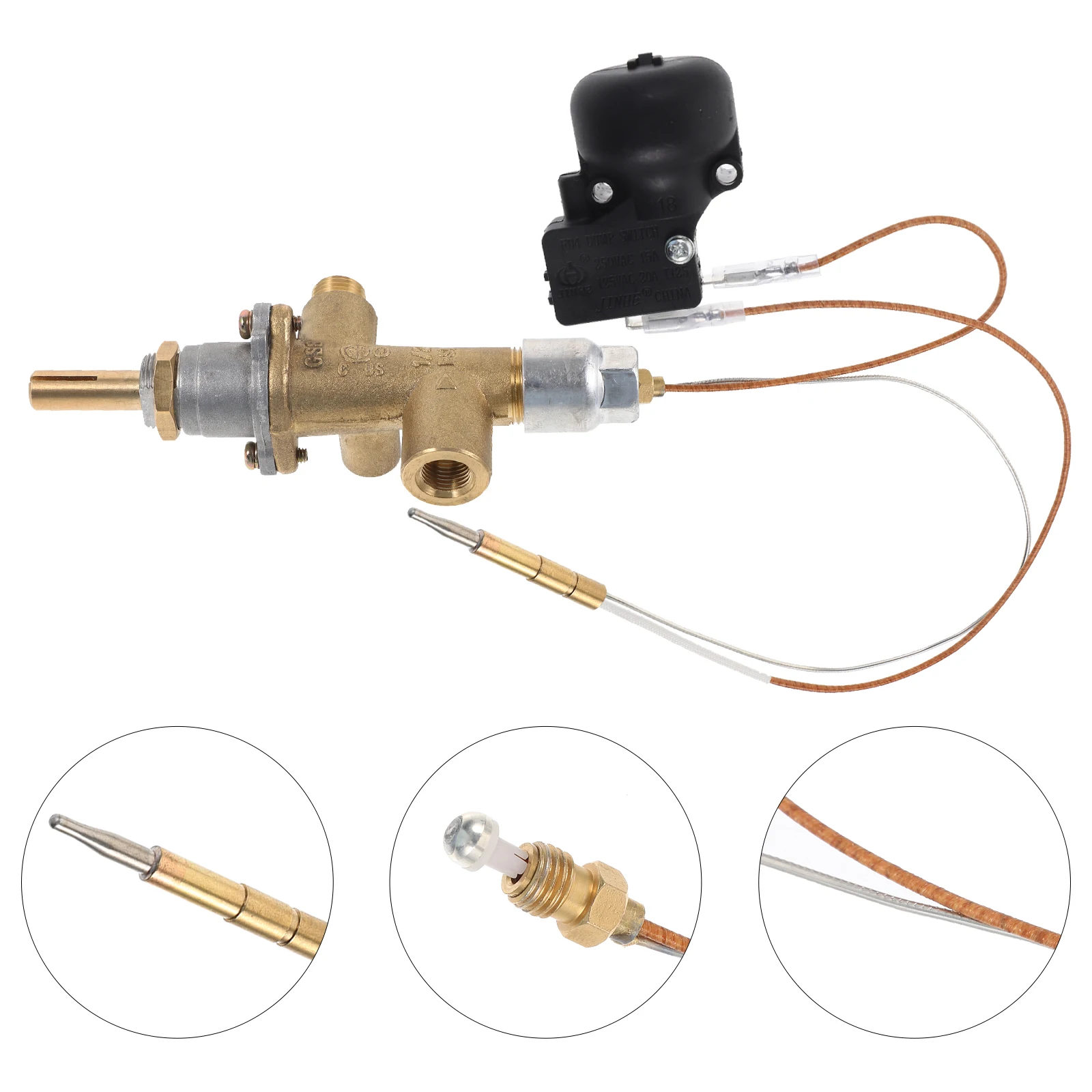 Componente de seguridad para calentador exterior, protección del interruptor de inclinación del termopar para calentadores de Gas para Patio, piezas de reparación, accesorios