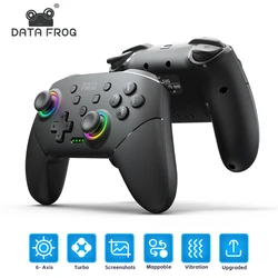 DATA FROG Switch Pro controller per Switch/Switch Lite Wireless Remote Gamepad per Joystick Pro controller PC per Switch OLED