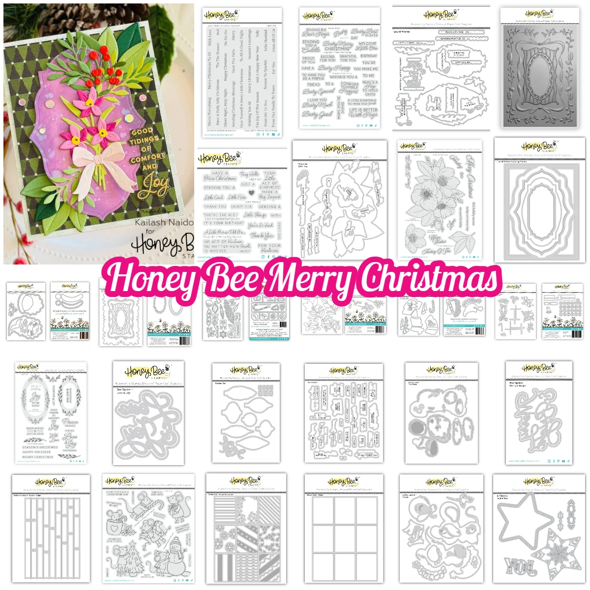 New Merry Christmas Sentiments Holiday Cutting Dies Stamps Scrapbook Diary Decoration Stencil Embossing Template DIY Greeting