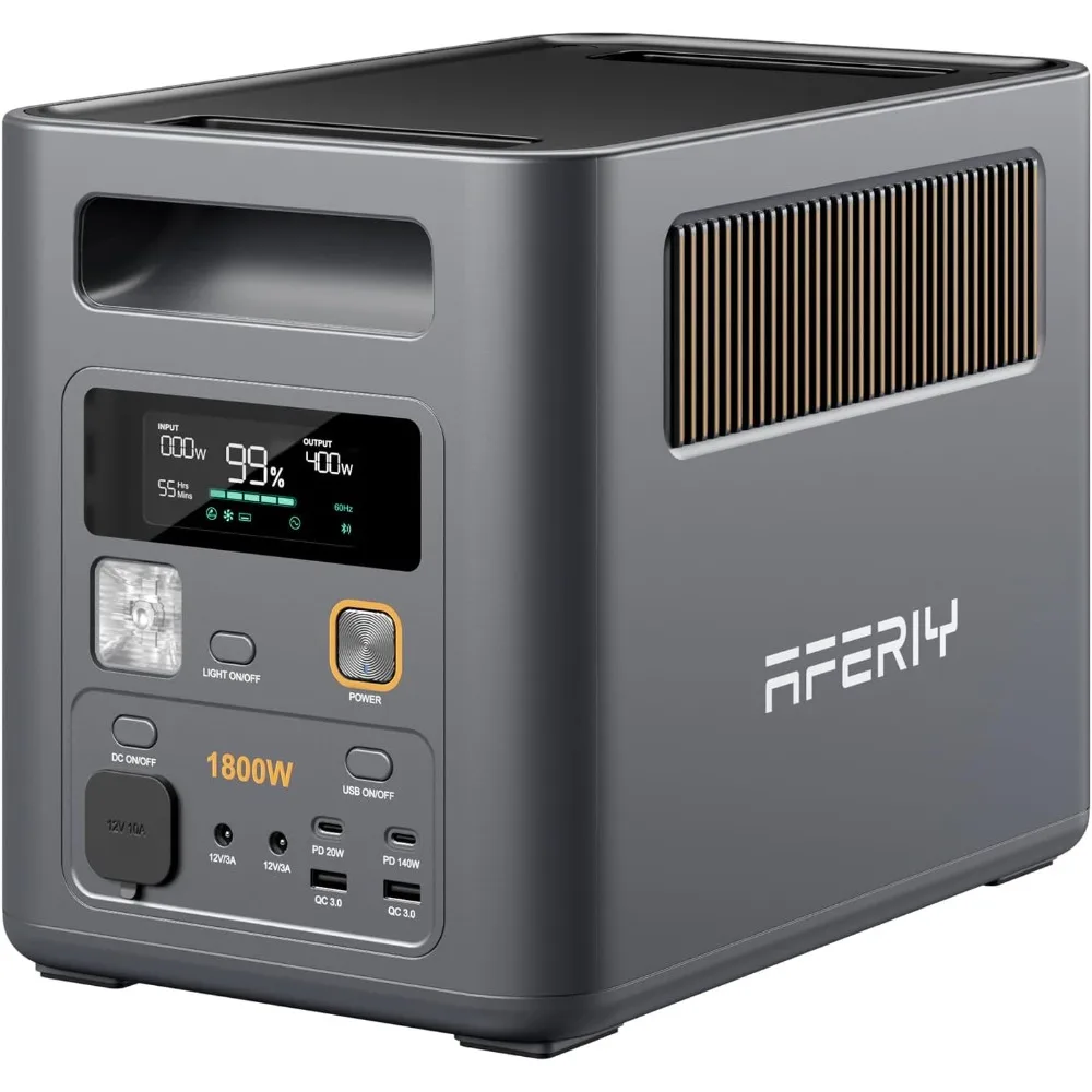 Expandable Por  LiFePO4   Generator 1024Wh Base Capacity Up to 5120Wh 1800W Continuous 3600W Peak AC Output for Home Bac