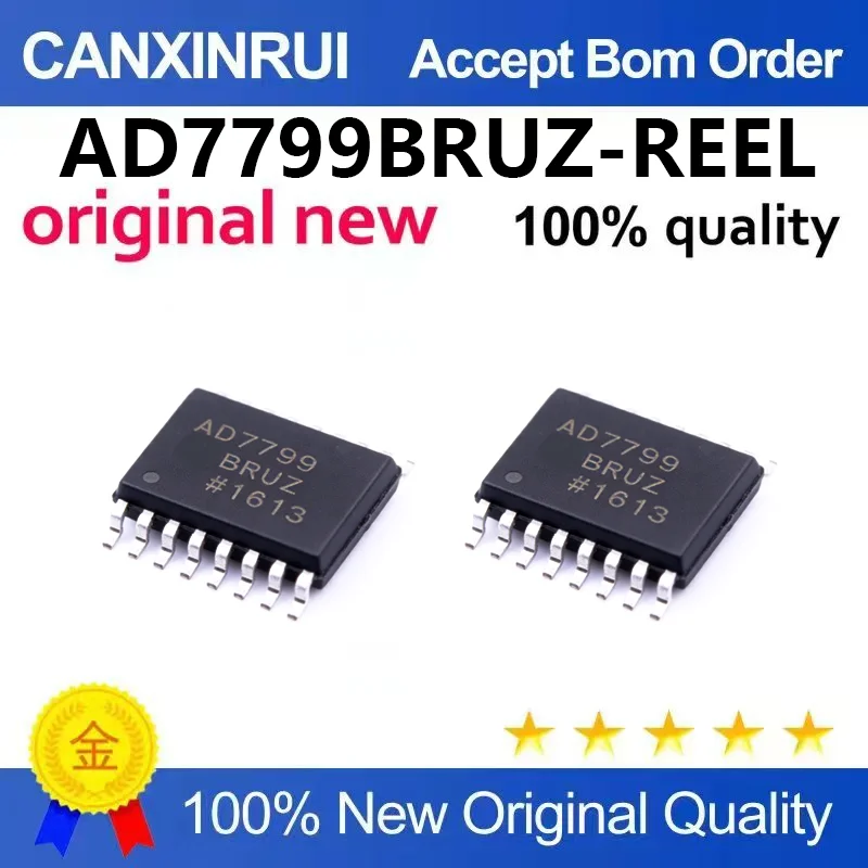 （5pcs-10pcs）Brand new original AD7799BRUZ-REEL TSSOP-16 24 bit ∑ - Δ analog-to-digital converter