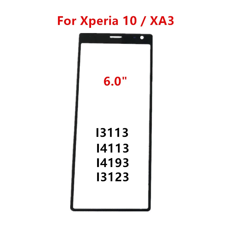 Outer Screen For Sony Xperia Pro i IV 1 iii 5 ii 10 Front Touch Panel LCD Display Glass Cover Repair Replace Parts