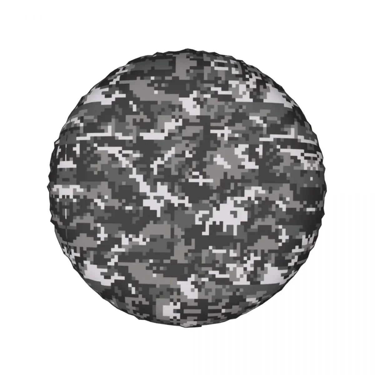 Preto e cinza digital camuflagem militar pneu de reposição saco capa para jeep honda exército camo carro roda cobre 14 