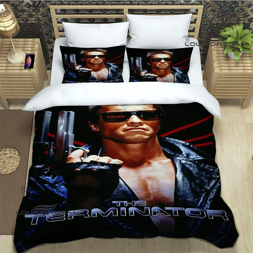 

Schwarzenegger Terminator Bedding Sets exquisite bed supplies set duvet cover bed comforter set bedding set luxury birthday gift