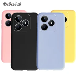 For Realme C53 2023 Case Fashion Liquid Silicone Soft TPU Protective Cover For Realme Narzo N53 N55 C 53 RMX3760 RealmeC53 Cases