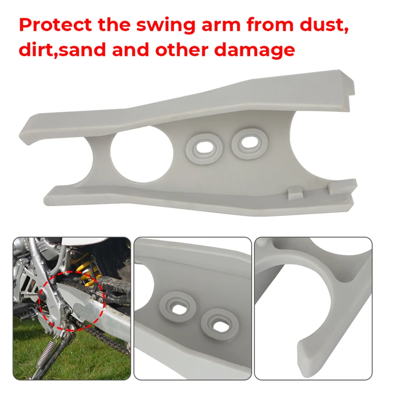 Cubierta deslizante de goma para motocicleta, Protector de brazo basculante para YAMAHA TT600R, TT600RE, todoterreno, TT600 R RE