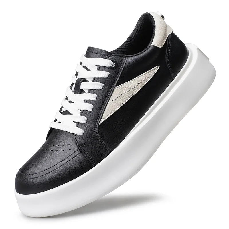 

Men's Shoes Board The Latest High Street Casual Shoes Small Inverted Triangle Increase Dark Thick Sole Casual Couple Shoes