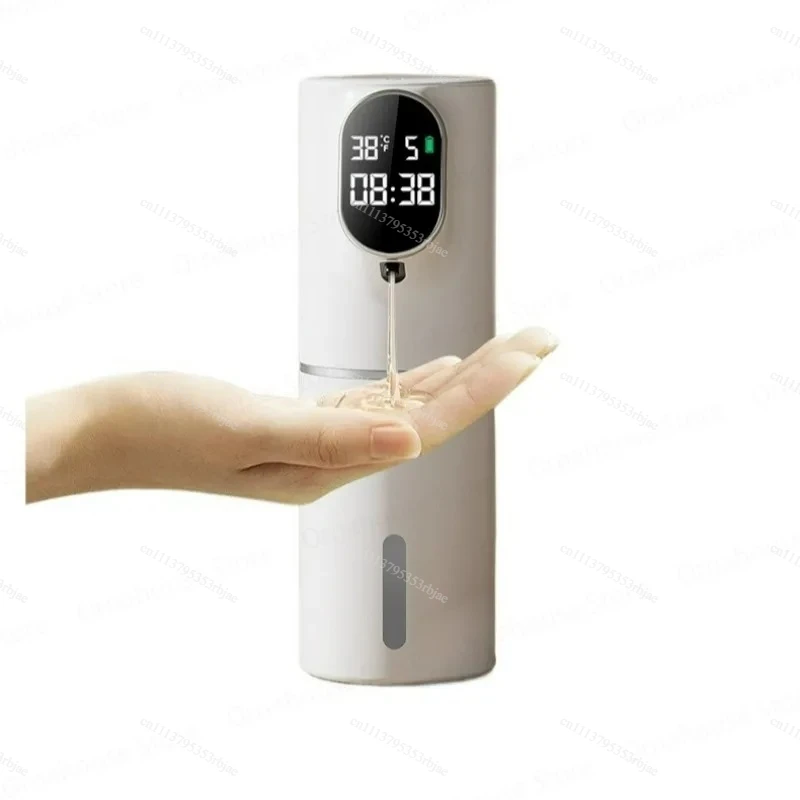 Automatic Soap Dispenser with LED Display Rechargeable 5 Level Adjustable NEW 2 in 1 Desktop Wall Hanging Bathroom