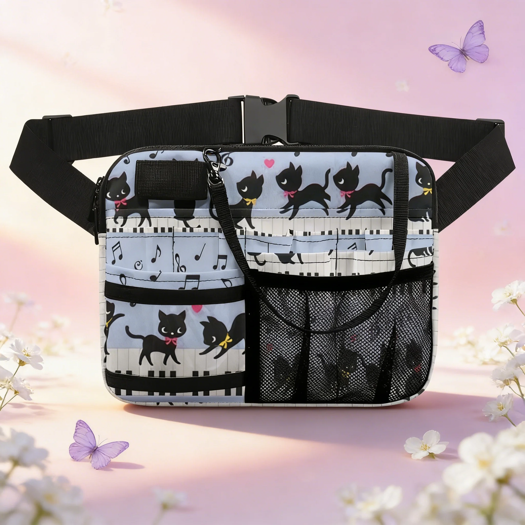 Image 6: Sac banane infirmière couleur pastel avec imprimé médical mignon pour usage quotidien