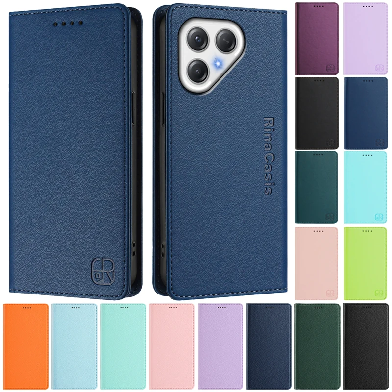 

For Tecno Pova 7 Case Wallet Slots Phone Case For Tecno POVA 7 Cover on for tecno pova7 Leather Flip Magnetic Cases Coque Fundas