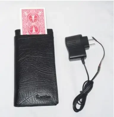 Electronic Wallet Card Exchanger Stage Magic Tricks Magia Magie Magicians Prop Accessory Illusion Gimmick Tutorial