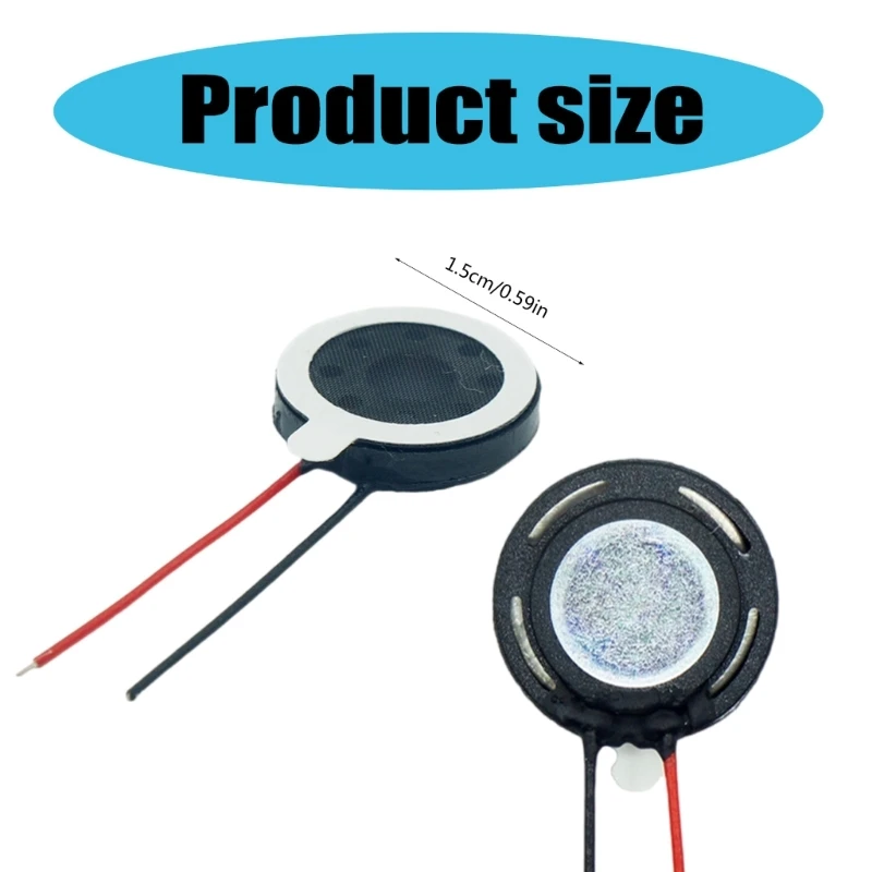 Alto-falante à prova d'água 15 mm, 8Ohm 0,5 buzina resistente à água com revestimento ABS