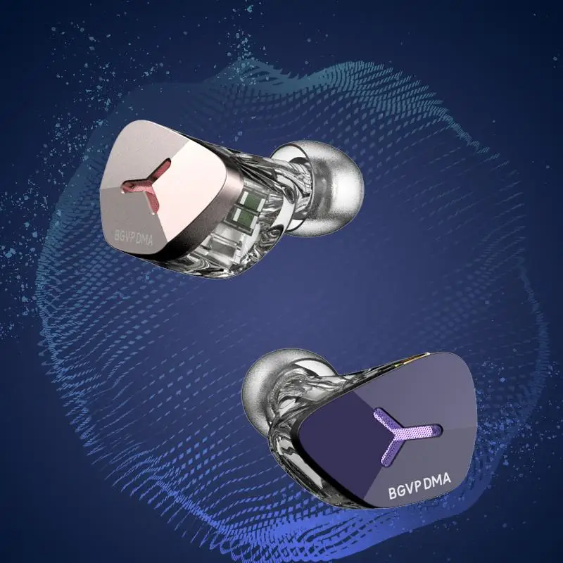 

Наушники-мониторы BGVP DMA с гибридными драйверами (1DD + 2BA + 2BCD), проводные HiFi IEM-наушники