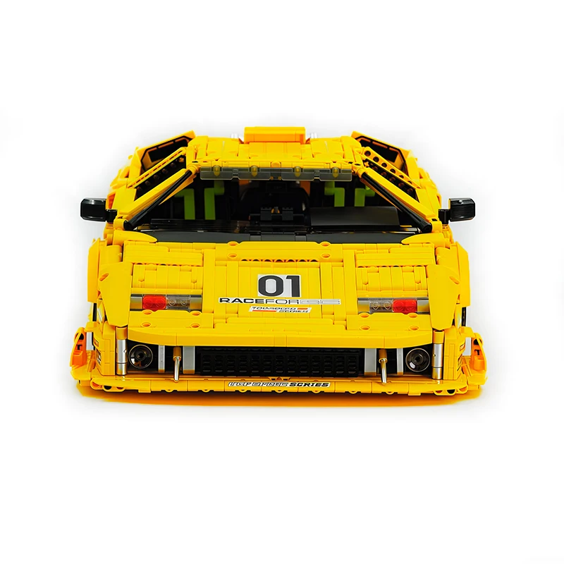 高品質 GULY 10649 1:8 MOC テクニカル RC スピードスポーツカー LP5000 組み立てブロック レーシング DIY おもちゃ クリスマスプレゼント 子供向け