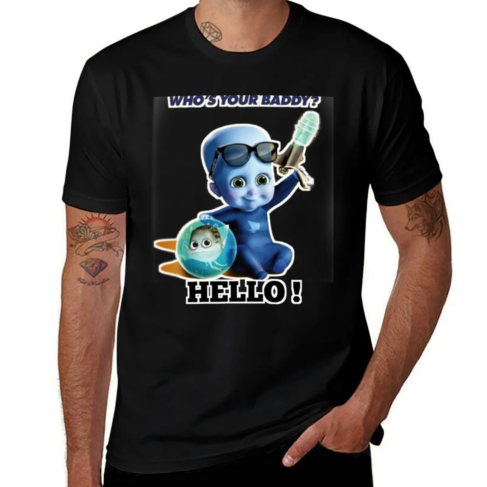 

megamind T-Shirt t shirt man cotton funny t shirts man anime t shirts for man T-Shirt