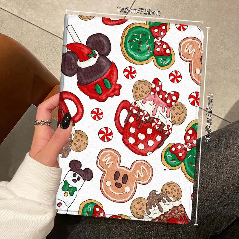 حافظة تابلت بتصميم عنصر عيد الميلاد لهاتف سامسونج جالاكسي تاب A A7 A8 A9 A11 S6 S11 Lite Plus 10.1 10.4 10.5 بوصة #5