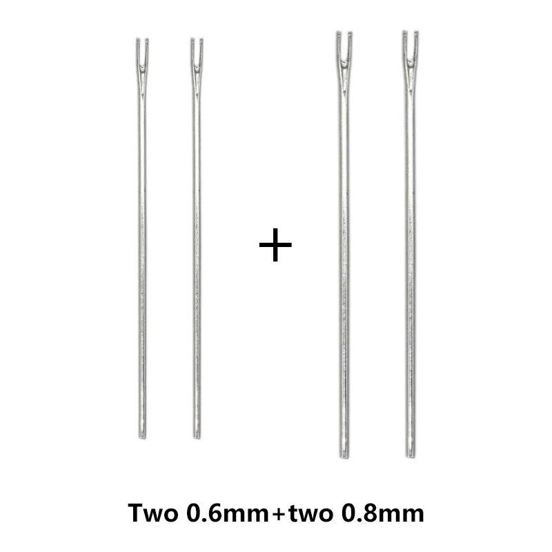 0.6mm 0.8mm Rerooting Naald Pop Haar Repaint Poppen Hoofd Reborn Haar Wroeten Gereedschap Pruik Maken Levert Accessoires