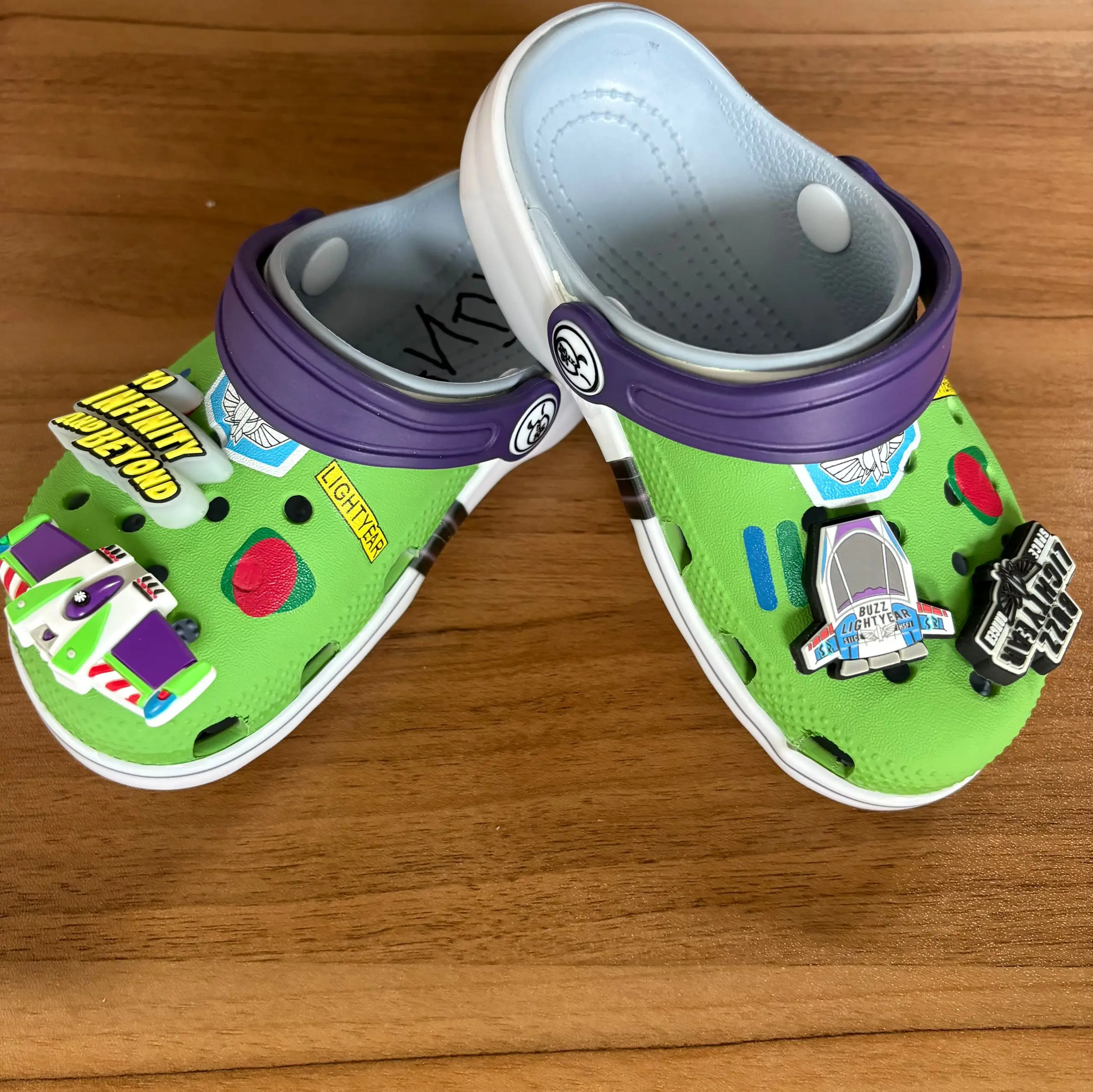 

Toy Story Buzz Lightyear Kids Sandals Kawaii Hole Slippers Summer Home Beach Shoes Anime Children'S Footwear For Kids Gifts