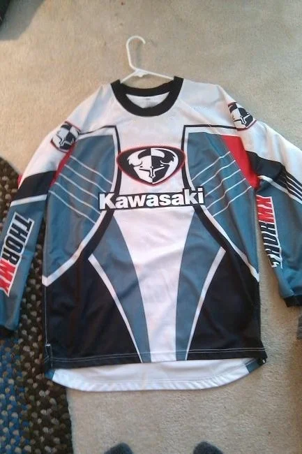 

Vintage Kawasaki Racing Team Long Sleeve Shirt Sponsor Y2K Newest Outdoor Summer Classic Tee Loose Exercise Motorcycle Jersey