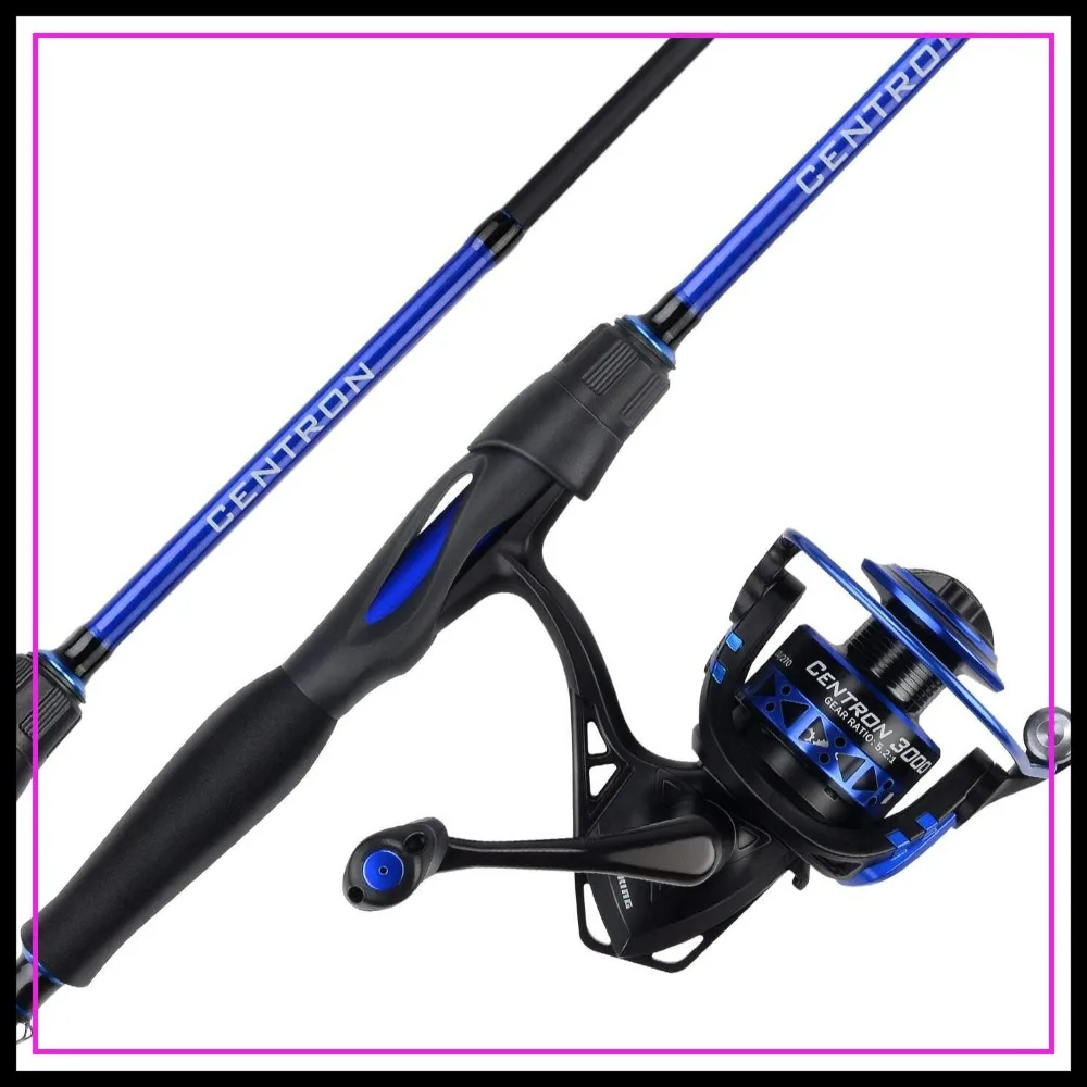 

Fishing Rod and Reel Combo, Spinning & Baitcasting Combos, IM6 Graphite 2Pc Blanks, Stainless Steel Guides with Ceramic Rings