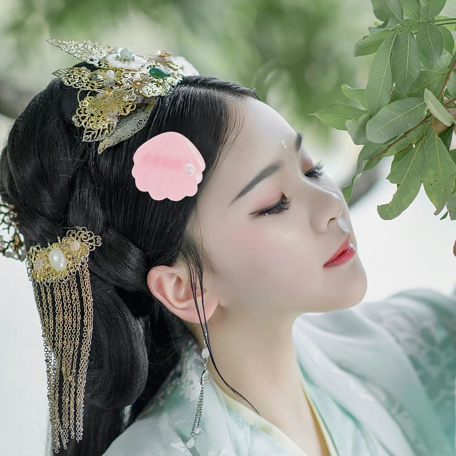 

6Pcs Star Seashell Hair Clips Set Cute Ocean Style Accessories for Girls Parties Decorative Mermaid Hairpins Small Fun Hair Clip