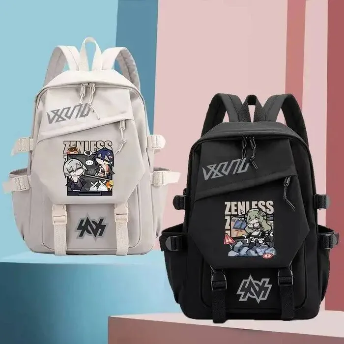 Unisex Zenless Zone Zero Cos Zhu Yuan Nekomiya Mana Hoshimi Miyabi и т. д. Удобный дорожный рюкзак для отдыха в подарок аниме Ga