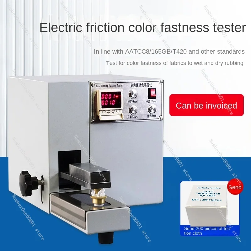 Y571M Electric Friction Color Fastness Tester Dry Wet Friction Color Fastness Tester Testing Machine