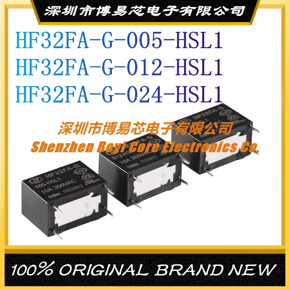 

HF32FA-G/005/012/024-HSL1 5V 12V 24VDC 4 Feet A Group of Normally Open s