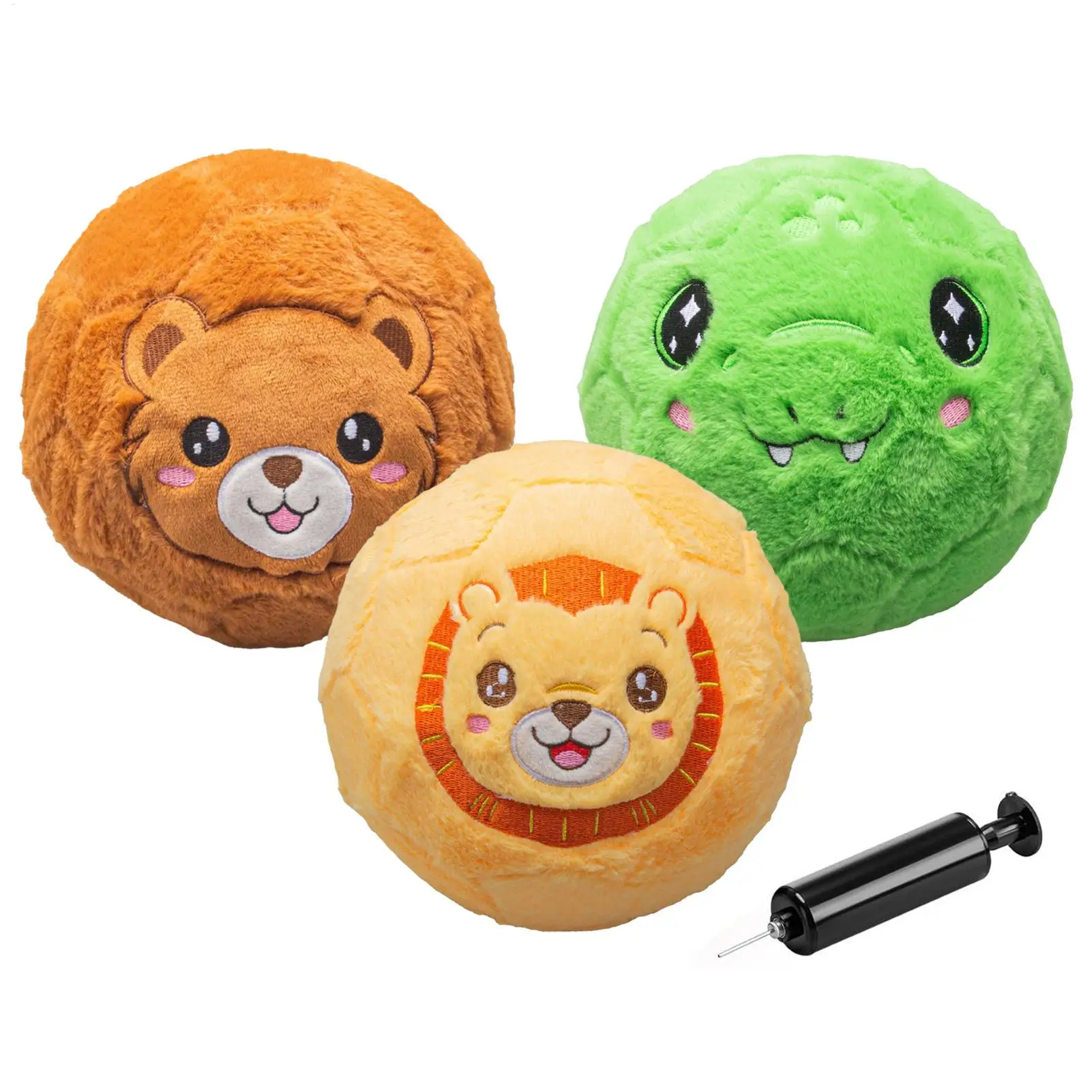 Indoor Soccer Ball Plush Elastic Learning Interactive Soft Soccer Ball for Inside House for Boys Girls Home Living Room Bedroom