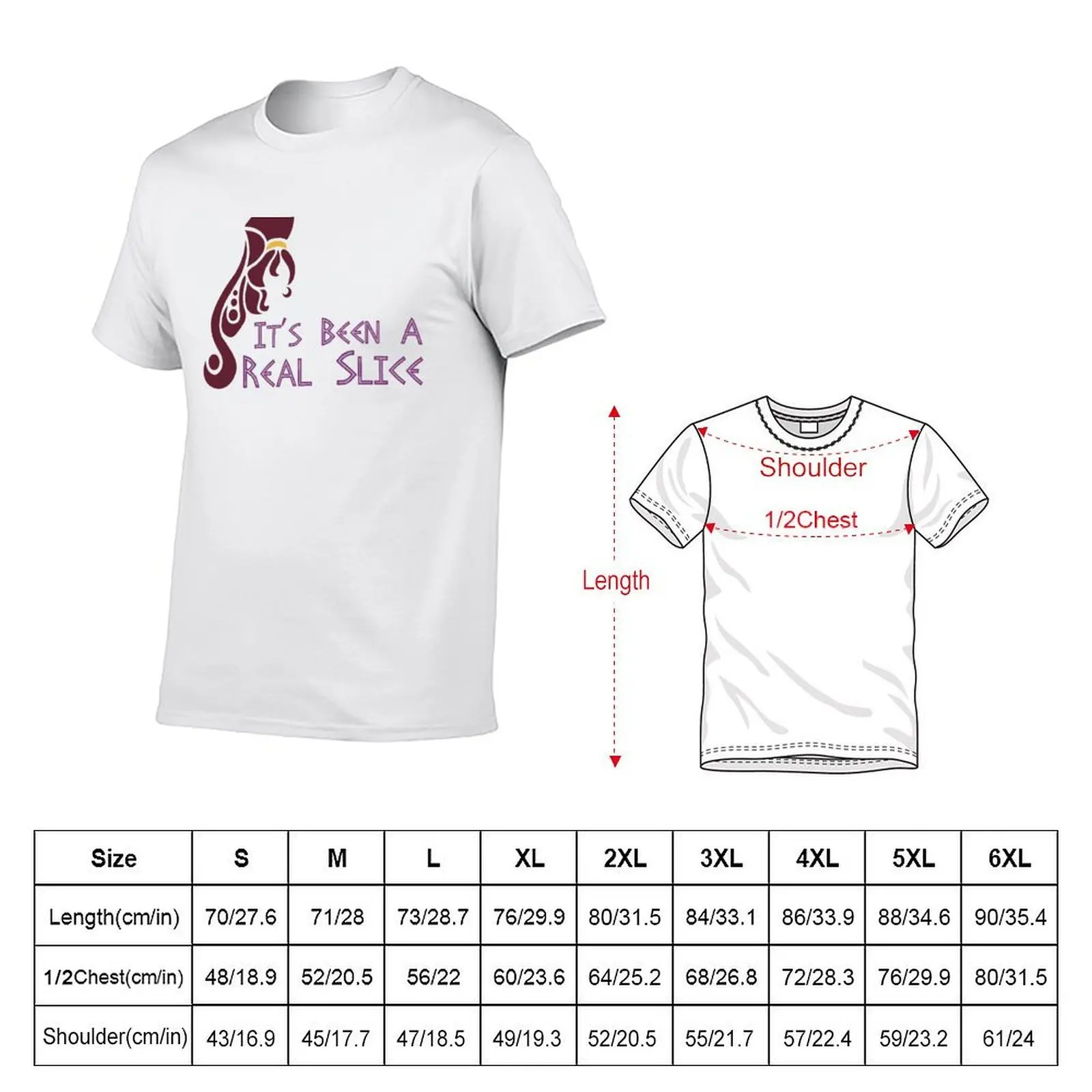 Real Slice- Word Art T-Shirt oversizeds graphic t shirt vintage heavy weight t shirts for men