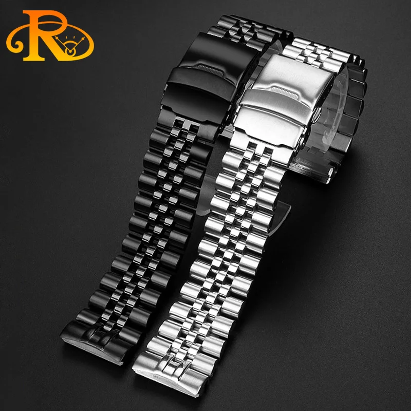 Solid stainless wristband For Seiko steel watch strap abalone series turtle srpa21 srp777 srpc25 srp773  SRP779 Bracelet 22mm