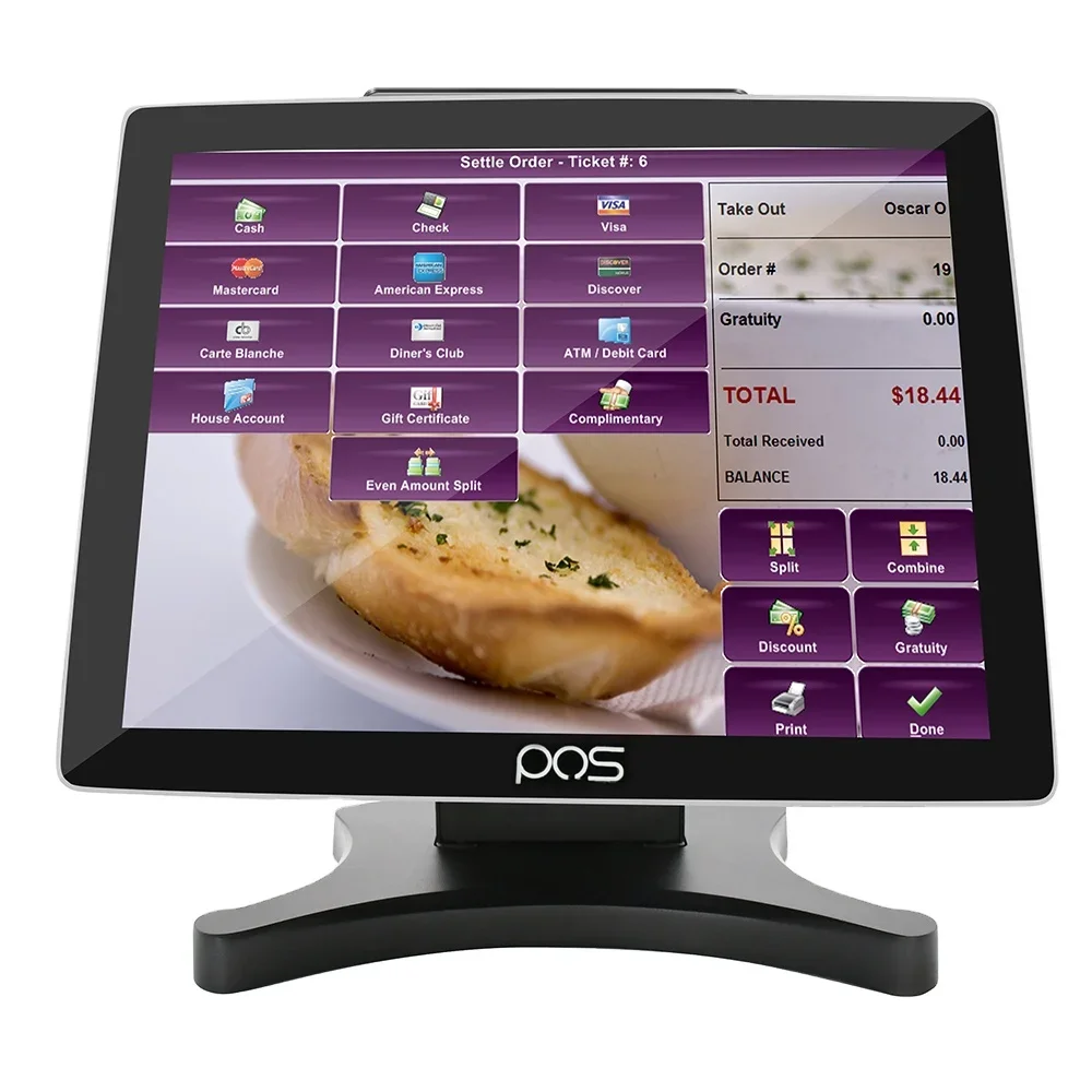 

Force Measuring InstrumentReady To Shipping 15inch Cash Register Retail Pos System Single Screen Pos System Machine All In One T
