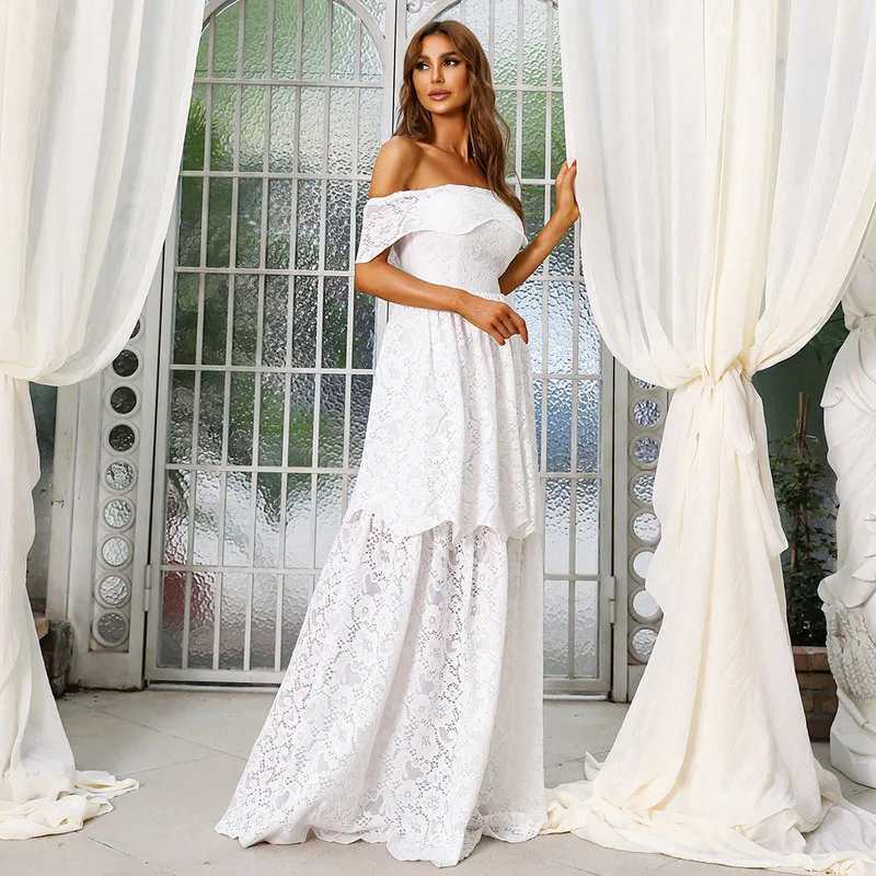 

Длинное платье макси Ele White, сексуальное, для девочек, на день рождения, оптом, со средней талией, из синтетического волокна, для взрослых...