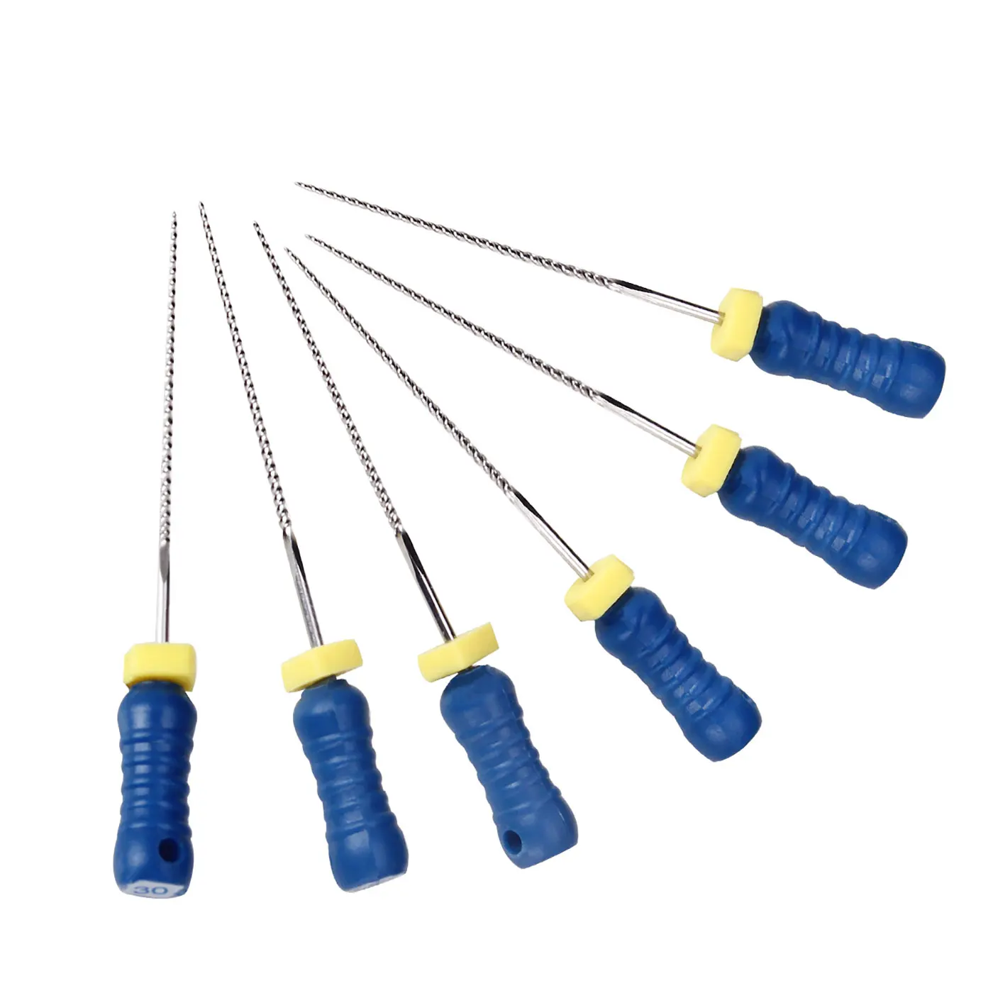 AZDENT-Arquivos de Canal Radicular Endodôntico de Aço Inoxidável, Ferramentas Dentistas, Instrumentos Dentários, Uso Manual, K-Files, 21mm, 25mm,