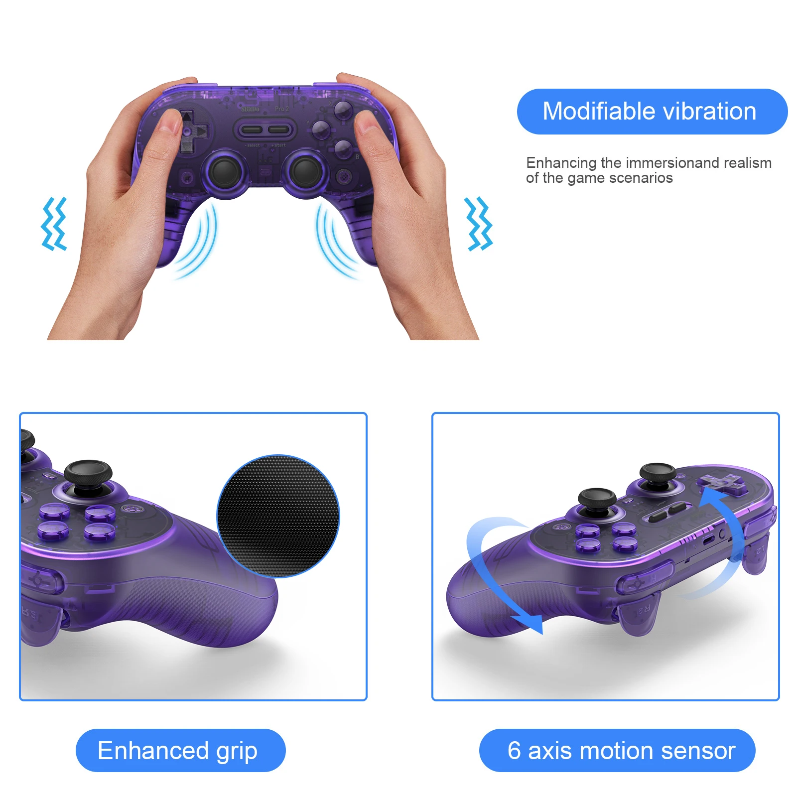 8Bitdo Speciale Editie Pro 2 Draadloze Joystick Gamepad Bluetooth Controller Voor Switch Pc Macos Android Stoom Raspberry Pi