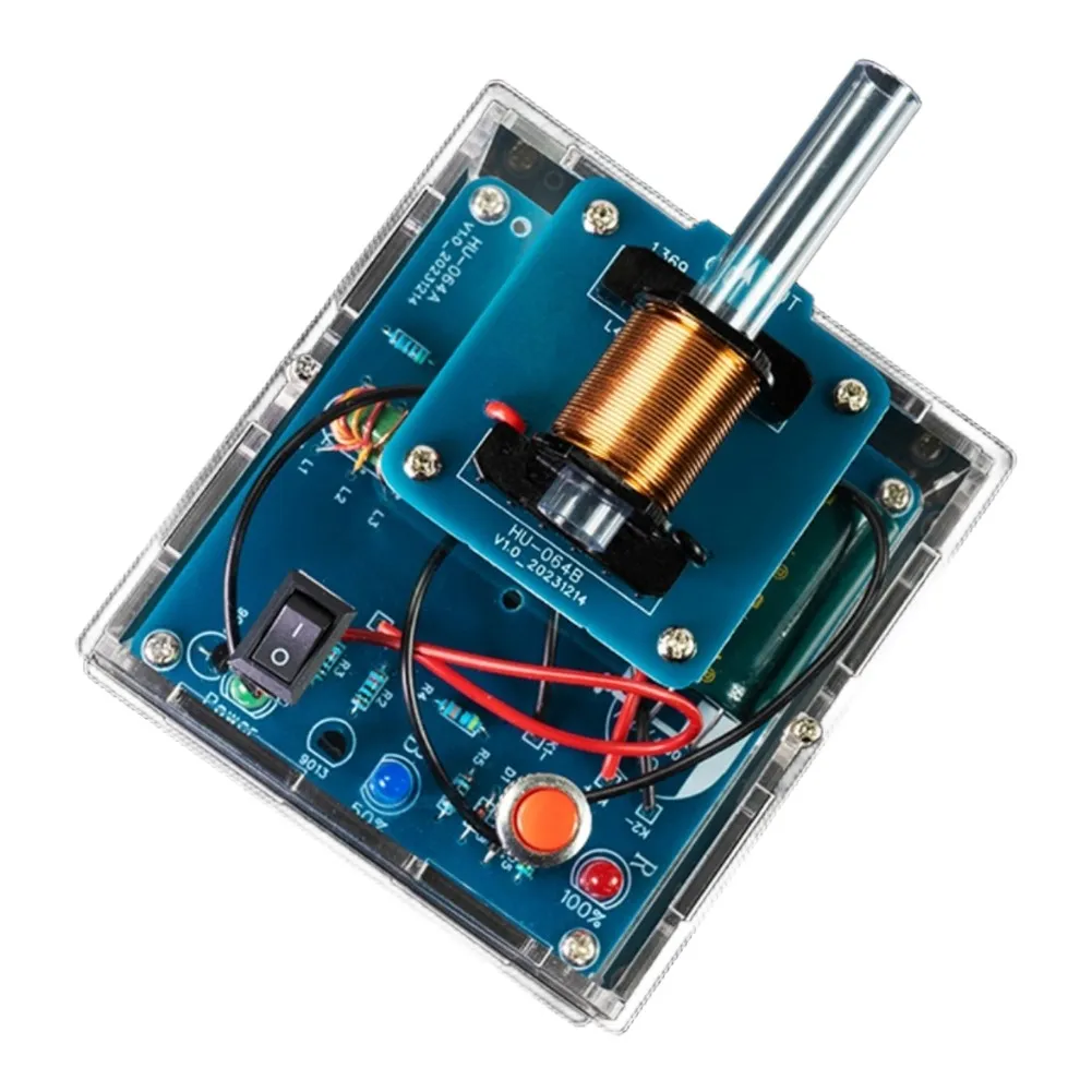 High Voltage Electromagnetic Accelerator DIY Kit Coil Boost Module Circuit Board Electromagnetic Pulse Soldering