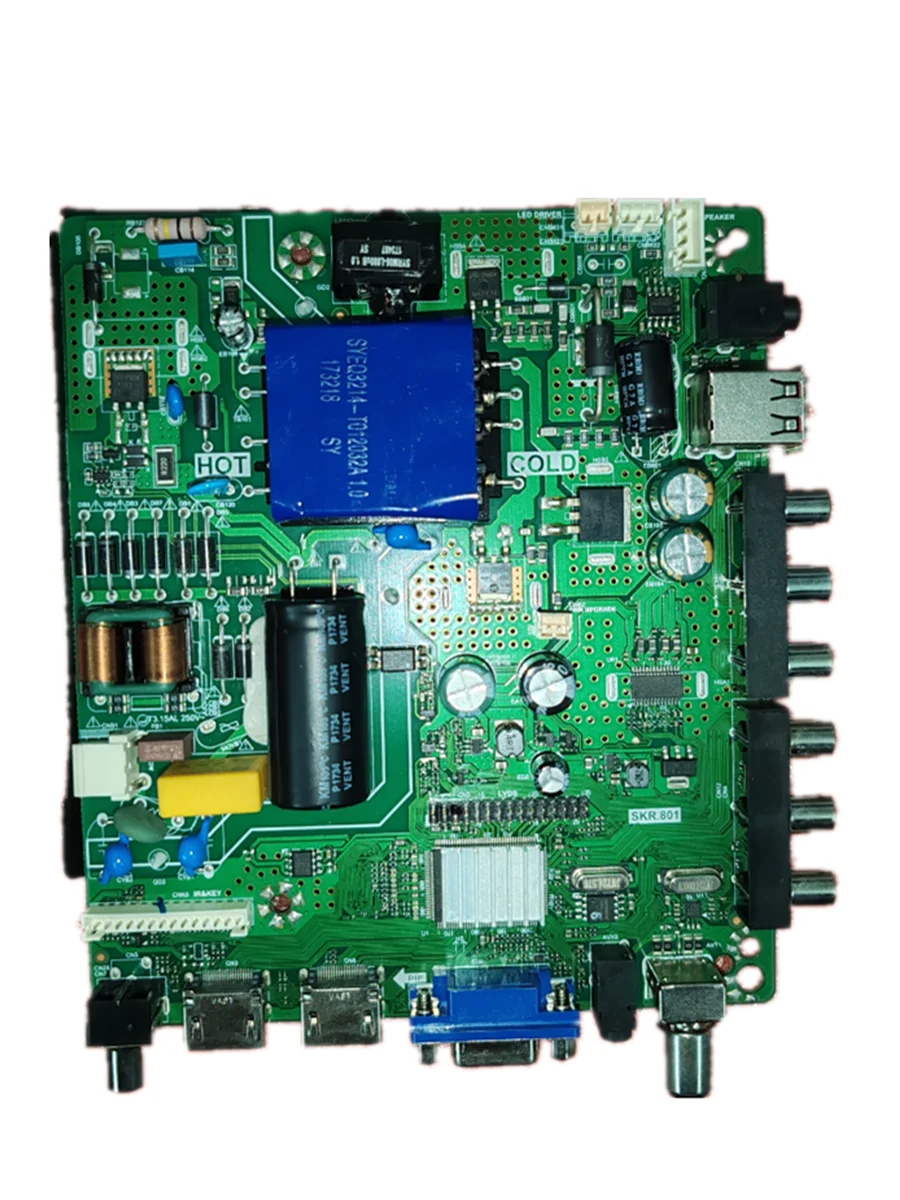 لوحة أم Lehua-TV متوافقة مع شاشة LED ، 3 في 1 ، SKR.801 ، 45 واط ، جهد 55-94 فولت