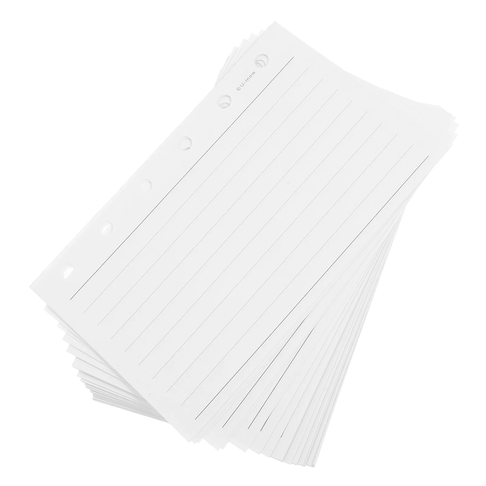 

Loose Leaf Notebook Refill Paper 6 Hole Journal Inserts White Smooth Writing School Office Home Pens Compatible