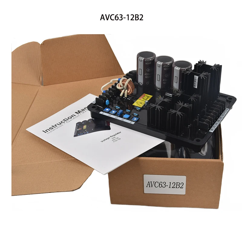 

AVC63-12B2 AVR diesel single-phase brushless generator automatic voltage regulation generator accessory pressure reducing valve