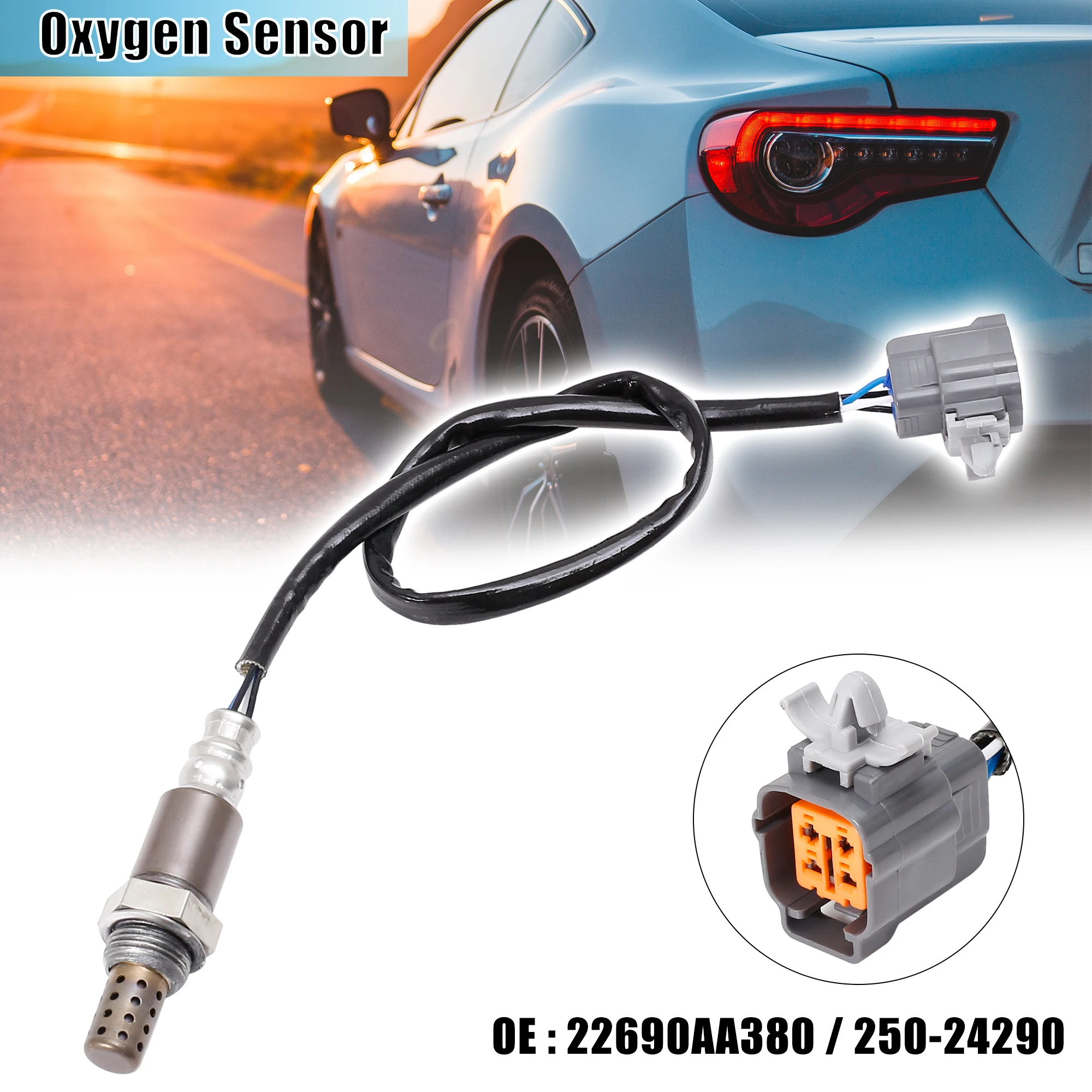 X Autohaux Auto Oxygen Sensor Exhaust Gas Air Fuel Ratio O2 Sensors 22690AA380/250-24290 for Subaru for Mazda Car Accessories