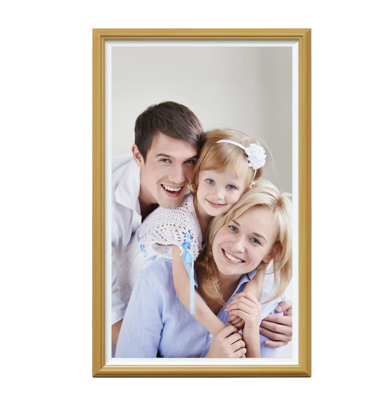 

Digital Photo Frame Hd Advertising Lcd Screen Display Video Art Picture 21.5 Inch Wood Digital Signage