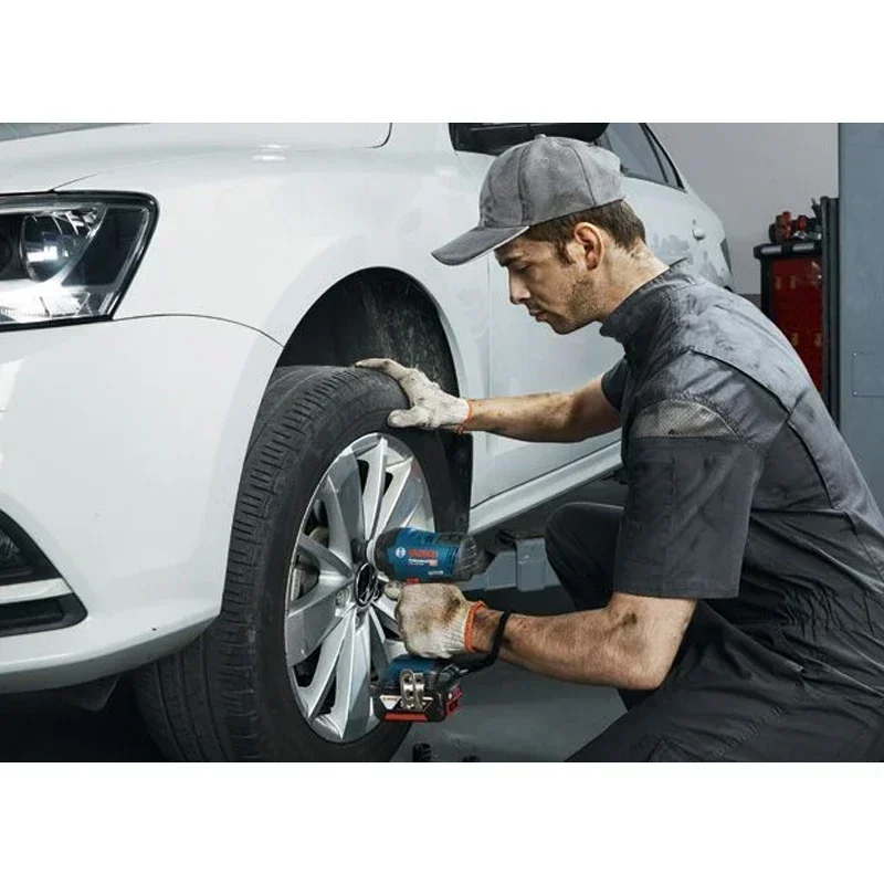BOSCH GDS 18V-400 Cordless Impact Wrench Bare Tool 18V Professional Brushless High Torque Electric Wrench Power Tools GDS18V-400