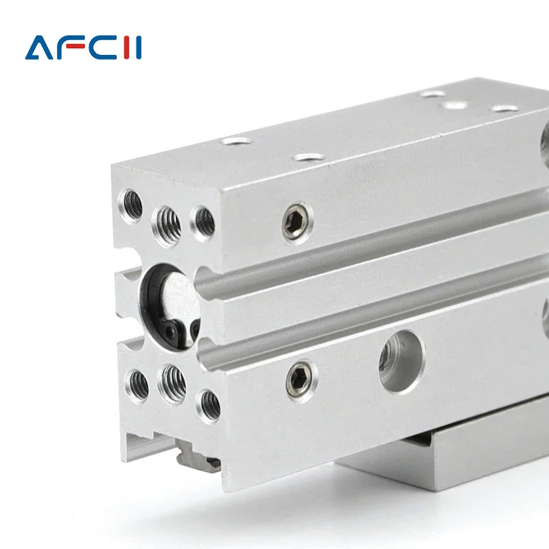 MXH/HLH السكك الحديدية اسطوانة MXH6 MXH10 MXH16 MXH20 SMC نوع الدقة اسطوانة هوائية الخطي الجانب السكك الحديدية دليل قضيب اسطوانة MXH6-10 #5