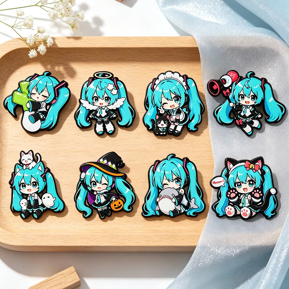 Anime Fan Merchandise - 8/14Pcs Chibi Virtual Singer Enamel Pins