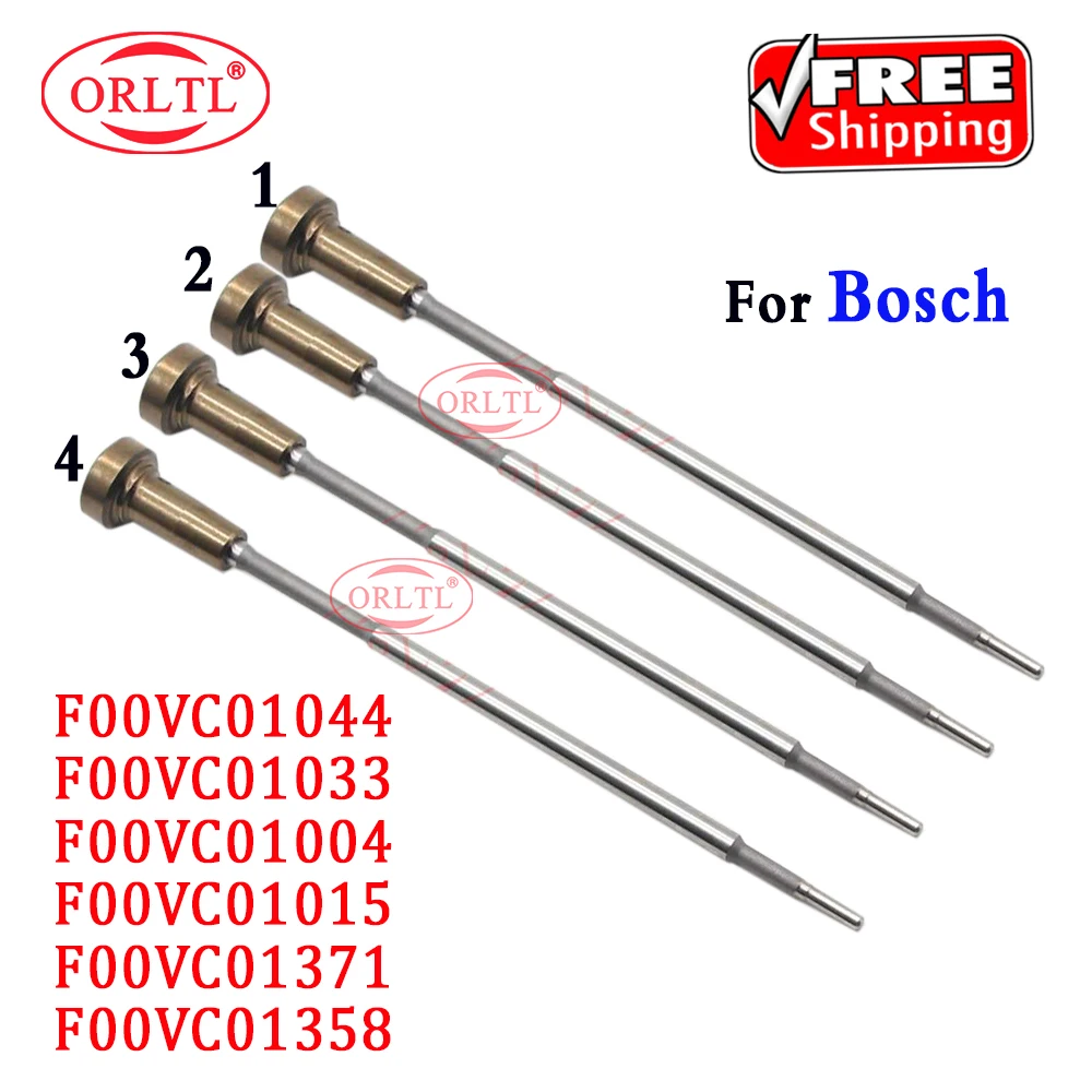 4 Uds ORLTL F00VC01044 F00VC01033 válvula de inyector diésel F00VC01004 F00VC01015 F00VC01371 válvula de inyector Common Rail F00VC01358