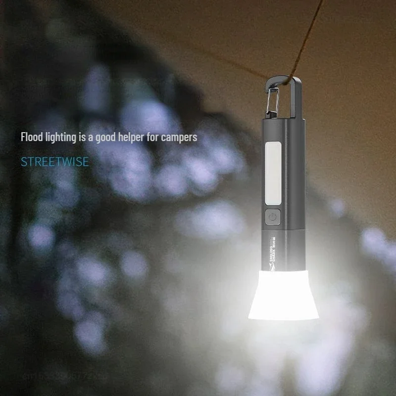 Xiaomi Outdoor Strong Lights Flashlight Camping Emergency Portable High Brightness Multifunctional Rechargeable Lighting Lamp