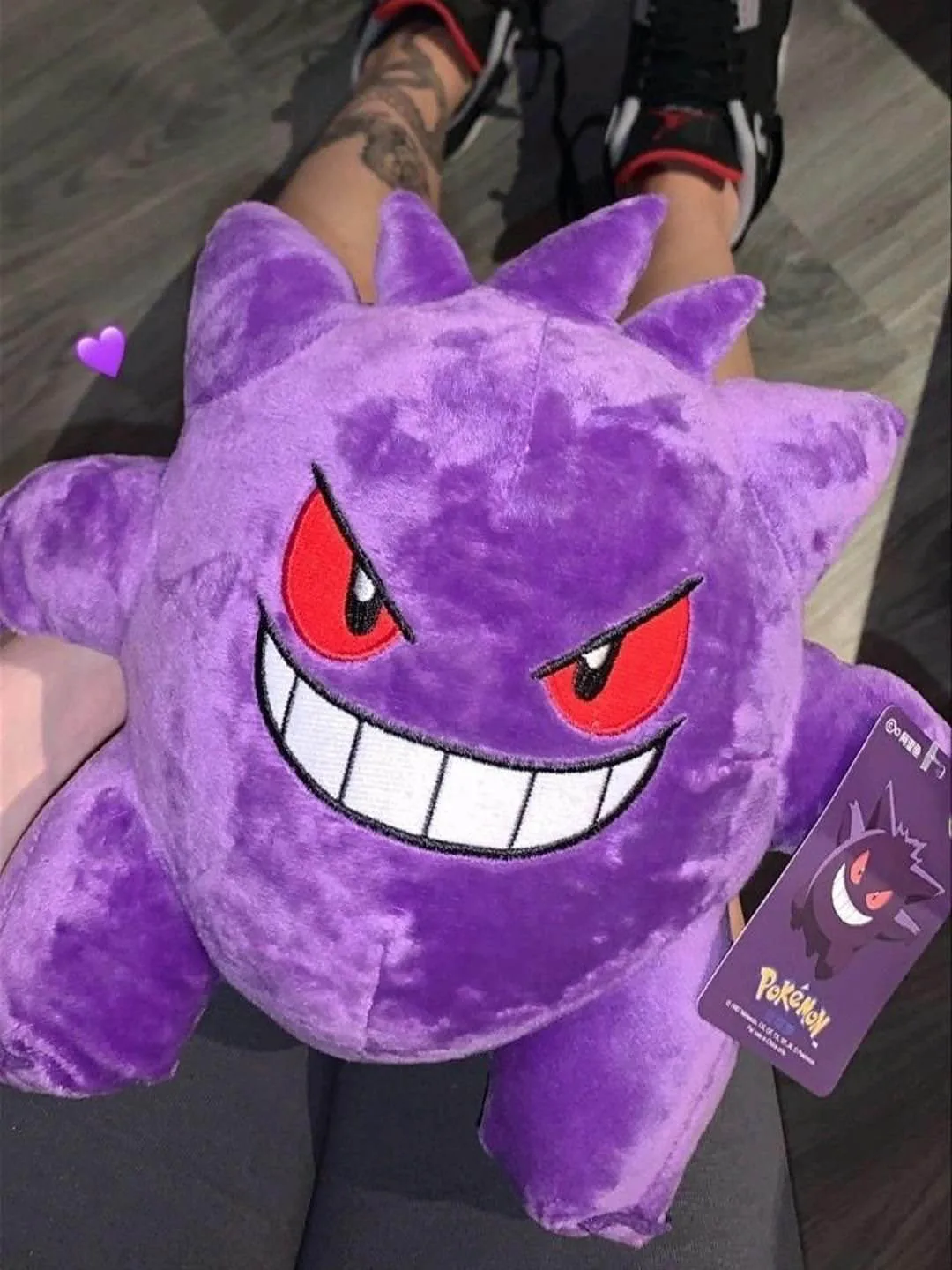 

Pokemon Gengar Plush Toys Peluche Demon Gengar Stuffed Doll Pikachu Anime Toy Style Cartoon Image For Kids birthday Gift