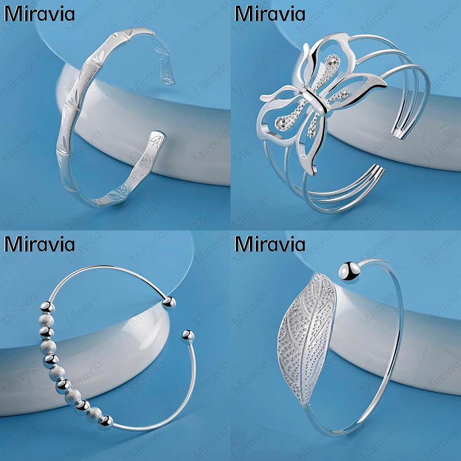 

Miravia 925 Sterling Silver Open Big Butterfly Earrings Women Fashion Charm Party Holiday Gift Jewelry