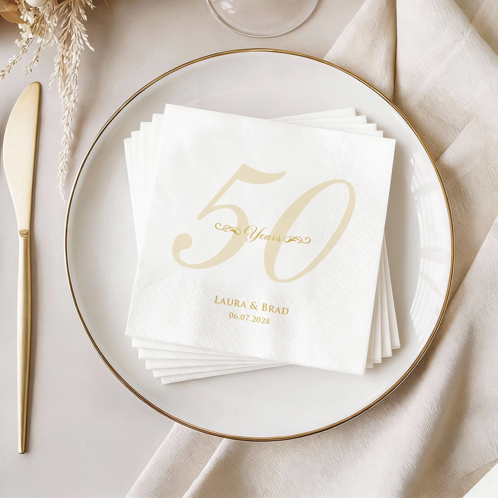 Servilletas personalizadas de 3 capas, servilletas de cóctel personalizadas, decoración para fiestas, servilletas de papel desechables para bodas, cumpleaños y aniversarios.